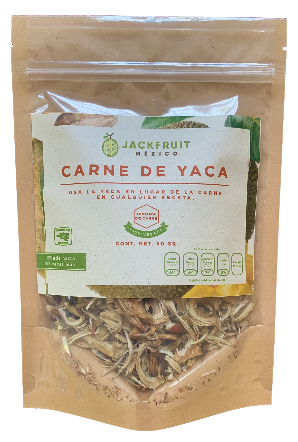 Carne de Yaca 50g (Caja de 12)